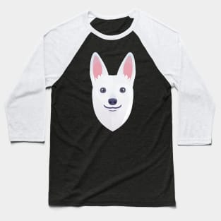 White Shepherd Baseball T-Shirt